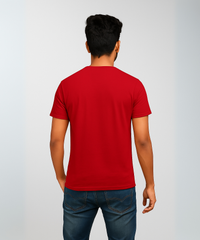 Half Sleeve Round Neck Tshirt / 100% Cotton Fine Bio Wash / ROLLS RUN