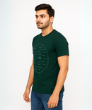 Half Sleeve Round Neck Tshirt / 100% Cotton Fine Bio Wash / ROLLS RUN
