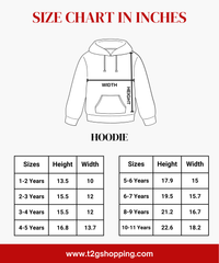 Cotton Kids Cartoon Printed Hoodie Multi Color | Age 2 to 11 Years (Pack of 3 Pieces)