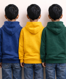 Cotton Kids Cartoon Printed Hoodie Multi Color | Age 2 to 11 Years (Pack of 3 Pieces)