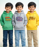 Cotton Kids Cartoon Printed Hoodie Multi Color | Age 2 to 11 Years (Pack of 3 Pieces)