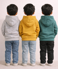 Cotton Kids Cartoon Printed Hoodie Multi Color | Age 2 to 11 Years (Pack of 3 Pieces)