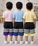 Cotton Cut & Sew Shorts for Kids with Rope | Age 1 to 6 Years (Pack of 3 Pieces)