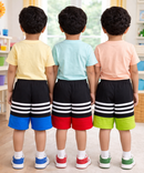 Cotton Cut & Sew Shorts for Kids with Rope | Age 1 to 6 Years (Pack of 3 Pieces)