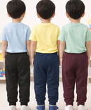 Cotton Track Pant with Bottom Cuff | Random Cartoon Printed | Age 0 to 5 Years (Pack of 3 Pieces)