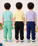 Cotton Track Pant with Bottom Cuff | Random Cartoon Printed | Age 0 to 5 Years (Pack of 3 Pieces)