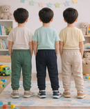 Cotton Track Pant with Bottom Cuff | Random Cartoon Printed | Age 0 to 5 Years (Pack of 3 Pieces)