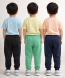 Cotton Track Pant with Bottom Cuff | Random Cartoon Printed | Age 0 to 5 Years (Pack of 3 Pieces)