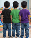 Kids Cotton Tshirt With Cartoon Print Multi Color | Age 0 to 6 Years (Pack of 3 Pieces)