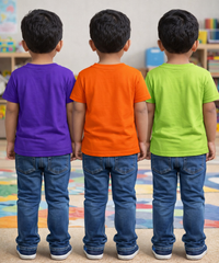 Kids Cotton Tshirt With Cartoon Print Multi Color | Age 0 to 6 Years (Pack of 3 Pieces)