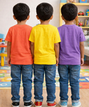 Kids Cotton Tshirt With Cartoon Print Multi Color | Age 0 to 6 Years (Pack of 3 Pieces)