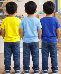 Kids Cotton Tshirt With Cartoon Print Multi Color | Age 0 to 6 Years (Pack of 3 Pieces)