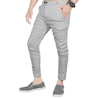 New Life Slim Fit Lycra Pant Grey Colour, Formal Lycra Pant, Regular Fit Lycra Blend Trousers