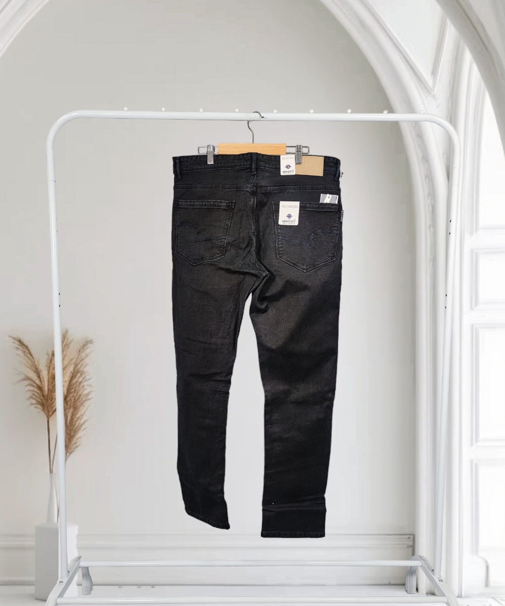 Makers Men's Millard Black Regular Fit Jeans