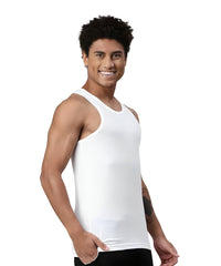 Men's Cotton White Vest Sleeveless Banian ( Pack Of 3 )