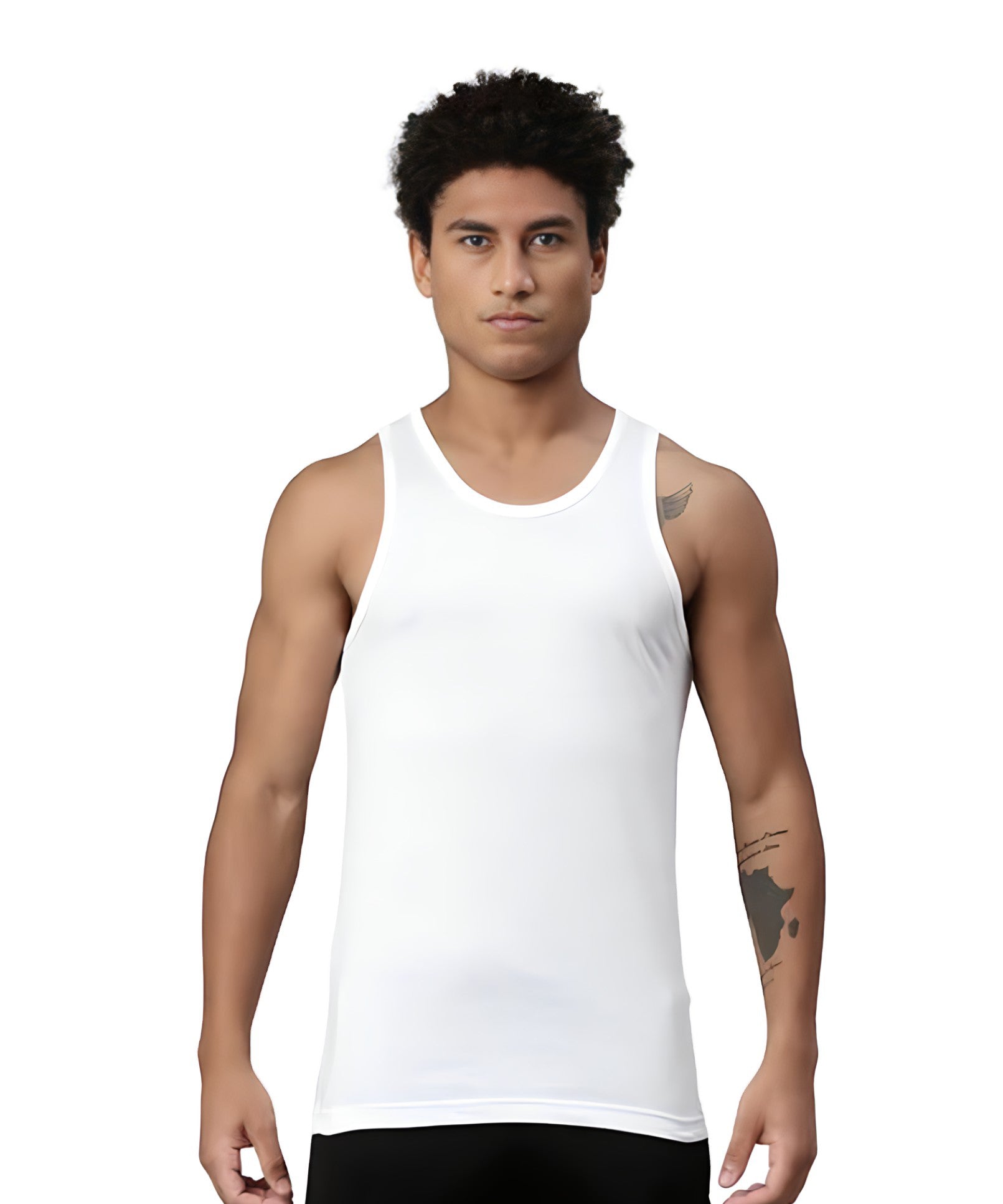 Men's Cotton White Vest Sleeveless Banian ( Pack Of 3 )