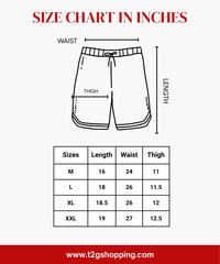 Men's Popcorn Fabric Shorts for Regular Wear | Black Color | Sizes M, L, XL, 2XL