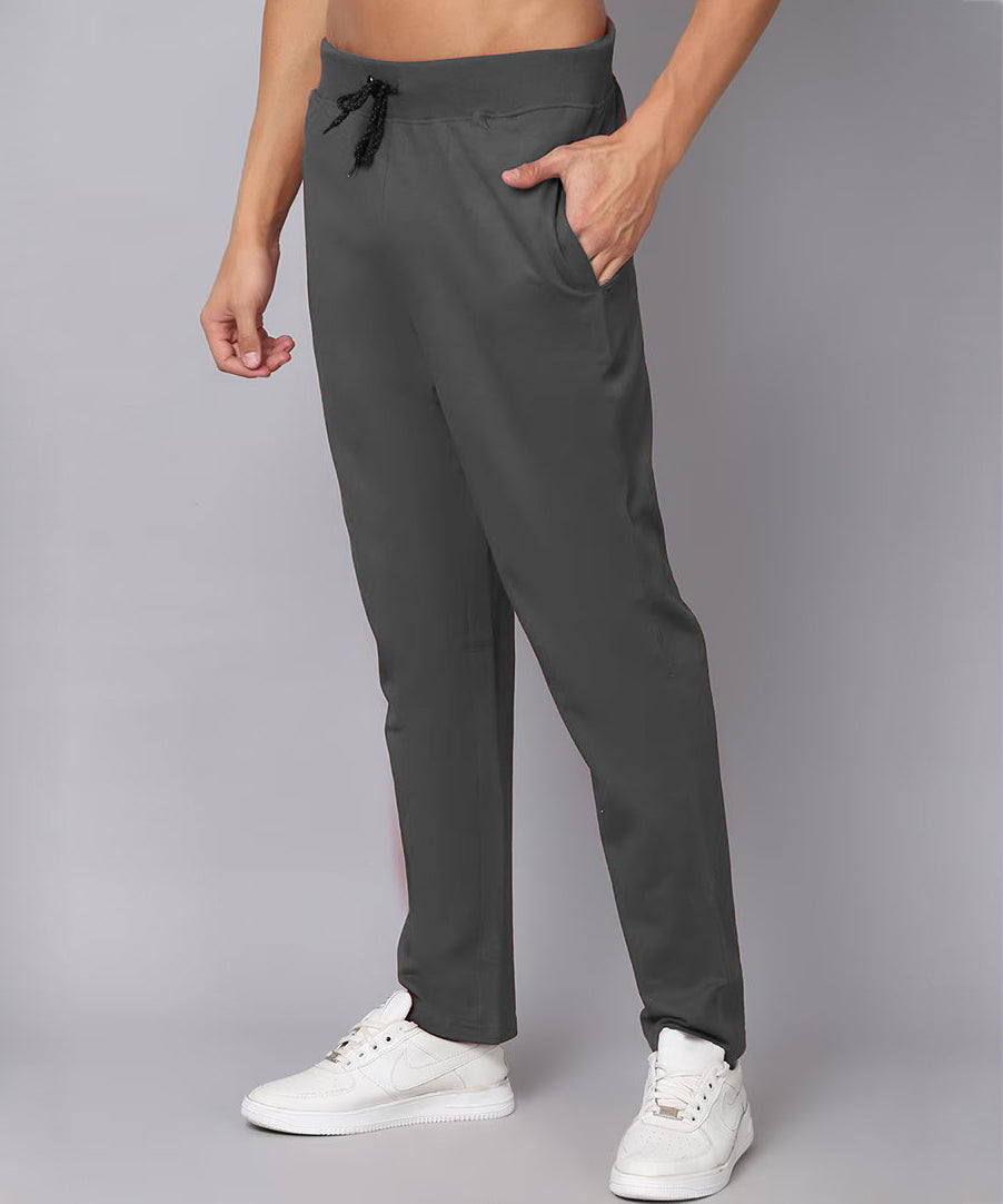 Big Size Men's Premium 100% Cotton Track Pant Without Cuff