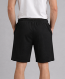 Men's Popcorn Fabric Shorts for Regular Wear | Black Color | Sizes M, L, XL, 2XL
