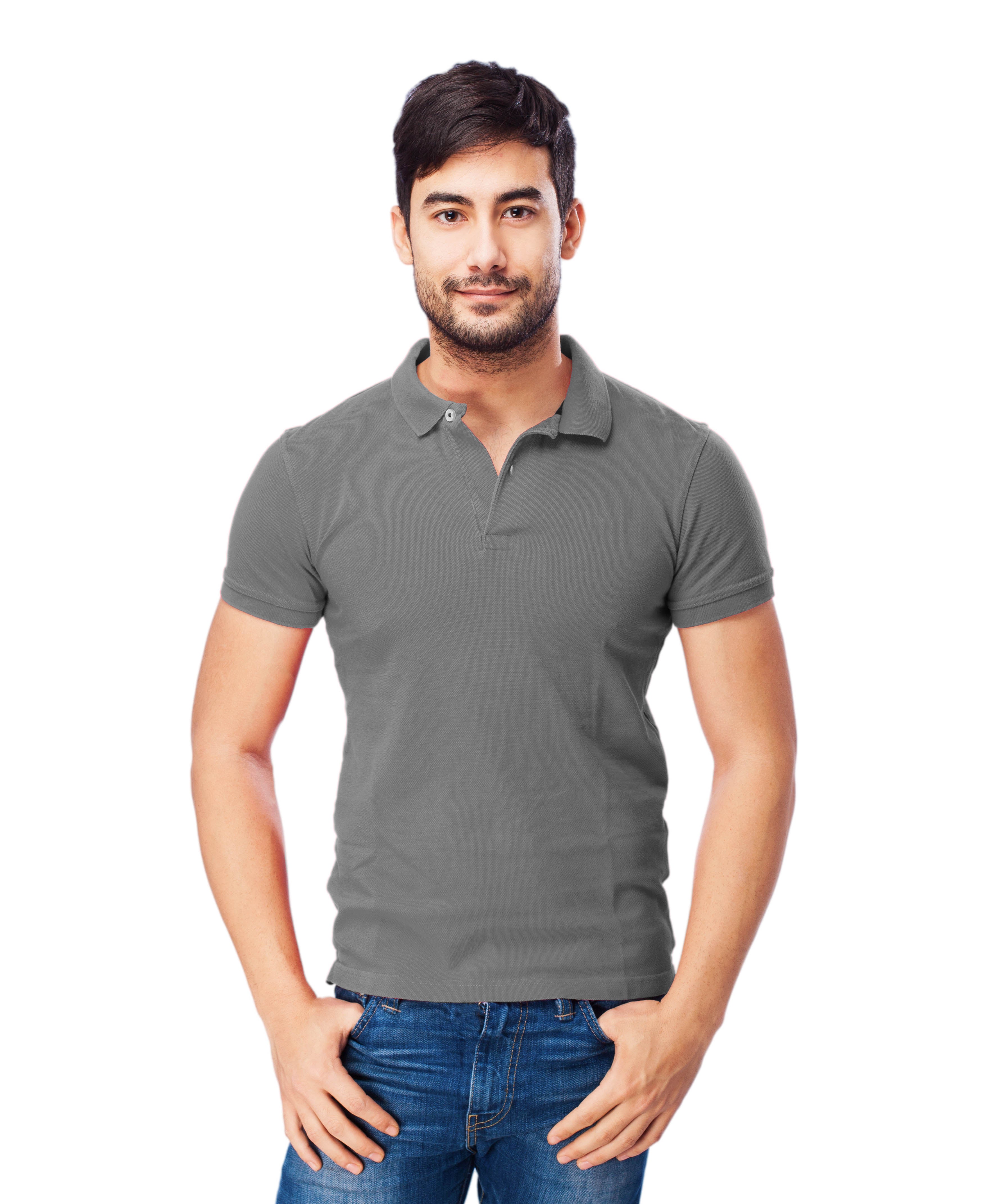 Premium Cotton Plain Polo Collar Tshirt