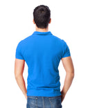 Premium Cotton Royal Blue Color Plain Polo Collar Tshirt