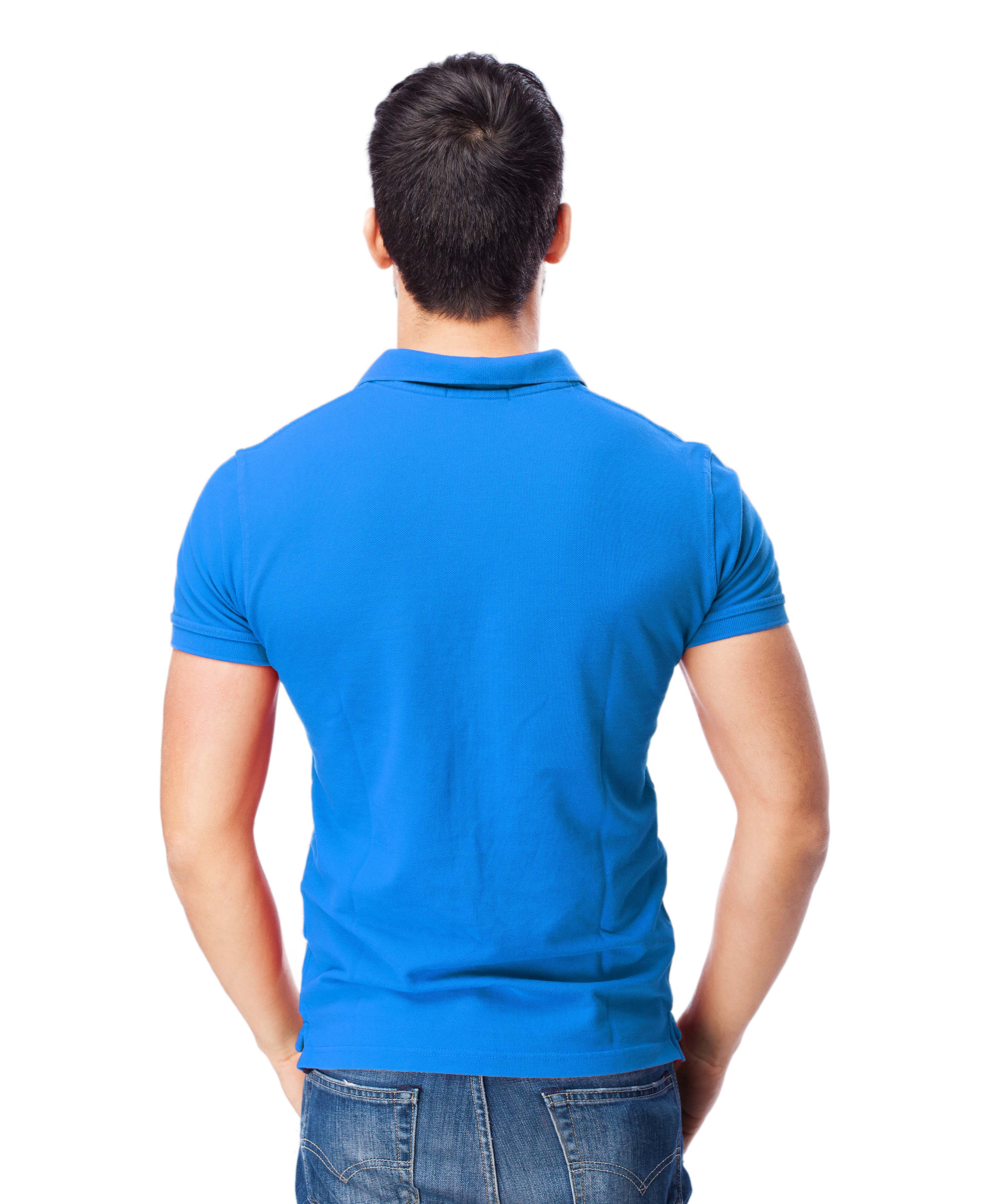 Premium Cotton Royal Blue Color Plain Polo Collar Tshirt