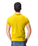 Premium Cotton Yellow Color Plain Polo Collar Tshirt