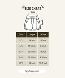 Pure Cotton Printed Shorts for Girls Kid with Elastic Age 6 To 7 Years (Pack of 3)