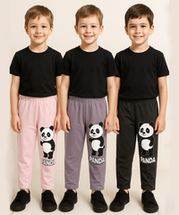 Pure Cotton Plain Trackpant for Casual Night wear for Kids Boys Age 7 To 8 Years XL Size (Pack of 3)