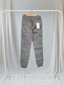 R20 Mens Mint Green Cargo Pant, Jogger Pant With Bottom Cuff, 6 Pocket