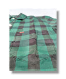 Reserve Racing Green/Black Checked Mens Full Sleeve Shirt / Mens Full Hand Shirt Single Pocket
