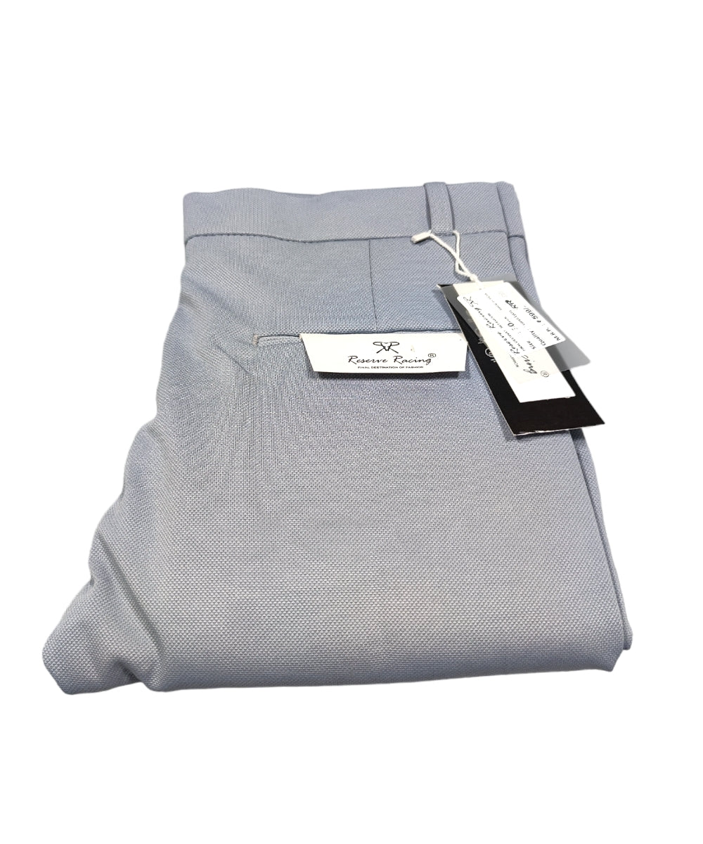 Reserve Racing Slim Fit Lycra Pant Light Gray Colour, Formal Lycra Pant, Regular Fit Lycra Blend Trousers