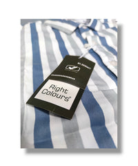 Right Colours Blue/Gray Checked Boys Half Sleeve Shirt / Boys Shirt with Pocket