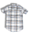 Right Colours Gray/White Checked Boys Half Sleeve Shirt / Boys Shirt with Pocket