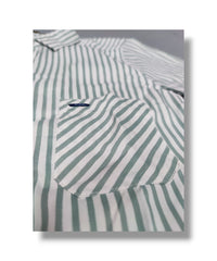 Right Colours Green Stripes Boys Half Sleeve Shirt / Boys Shirt with Pocket