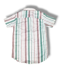 Right Colours Purple/Green Checked Boys Half Sleeve Shirt / Boys Shirt with Pocket