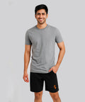 Black Solid Men's Gym Shorts Sports Wear/Active Wear/Lightweight Dry-Fit/NS Lycra Shorts