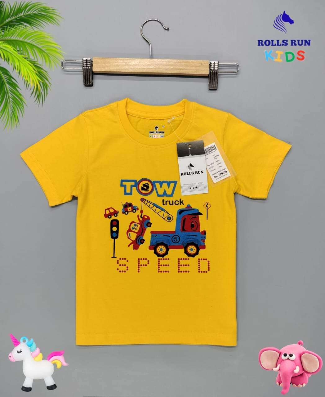 Kids T shirt Printed 100% Cotton Single Jersey T shirt Rolls Run