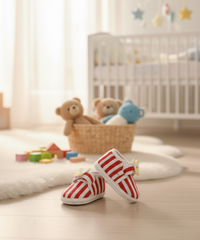 Imported Baby Shoes with Cartoon Badge | 0 to 12 Months