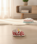 Imported Baby Shoes with Cartoon Badge | 0 to 12 Months