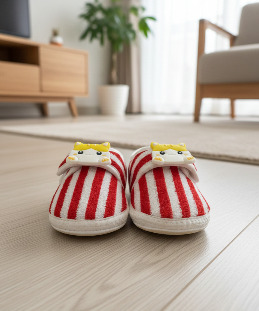 Imported Baby Booties with Cartoon Badge | 0 to 12 Months