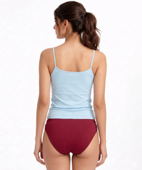 Fitto Lisa Panties Women's Plain Underwear 100% Pure Cotton | (Pack of 5)