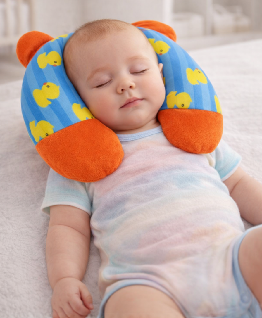 Baby Head & Neck Support Band | Soft Adjustable Infant Head Stabilizer for Babies