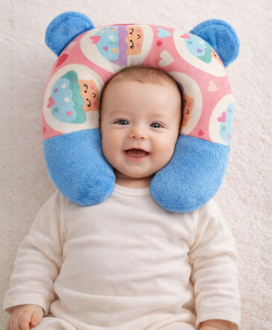 Baby Head & Neck Support Band | Soft Adjustable Infant Head Stabilizer for Babies