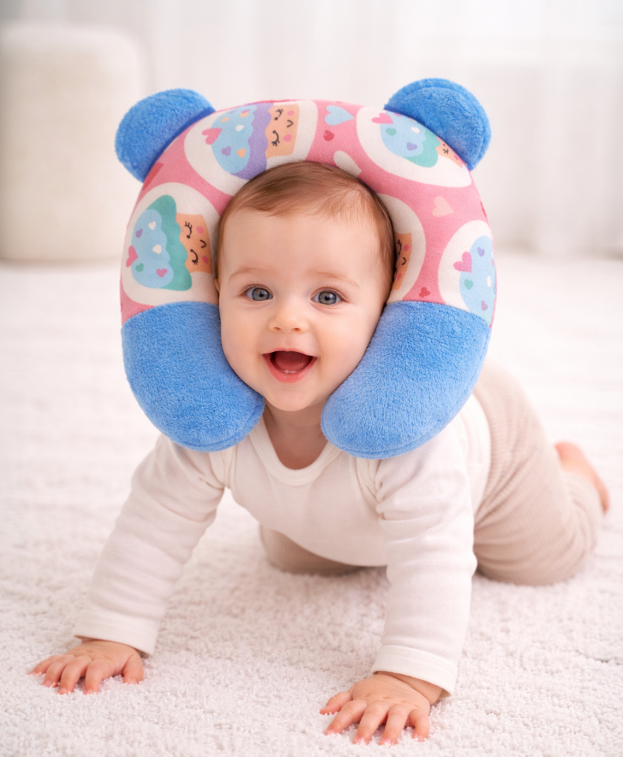 Baby Head & Neck Support Band | Soft Adjustable Infant Head Stabilizer for Babies