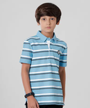 Boys 100% Cotton Printed  Half sleeve Polo T-Shirt ( Pack Of 3 )