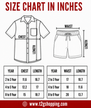 Polyester Checked Shirt and Shorts Set for Boy Kids Casual Wear Half Sleeve Co-Ord Set with Elastic Waist Shorts | Age 6 to 7 Years