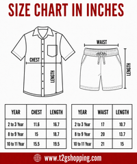 Polyester Checked Shirt and Shorts Set for Boy Kids Casual Wear Half Sleeve Co-Ord Set with Elastic Waist Shorts | Age 6 to 7 Years