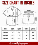 Polyester Checked Shirt and Shorts Set for Boy Kids Casual Wear Half Sleeve Co-Ord Set with Elastic Waist Shorts | Age 6 to 7 Years