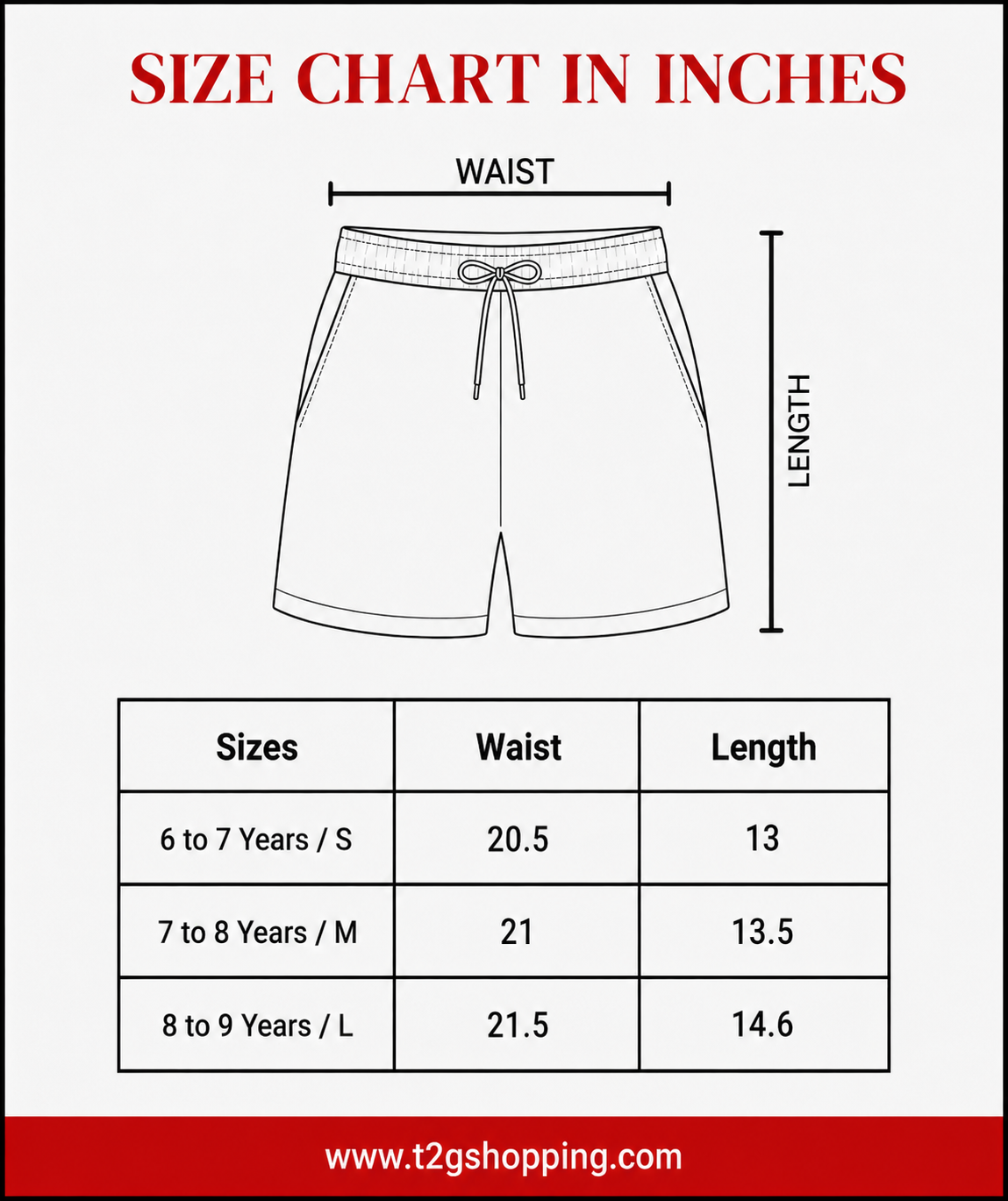 Kids Double Side Stripe Sports Shorts | Cotton Casual Shorts for Boys | Age 6-9 Years | Pack Of 3 Pieces Combo